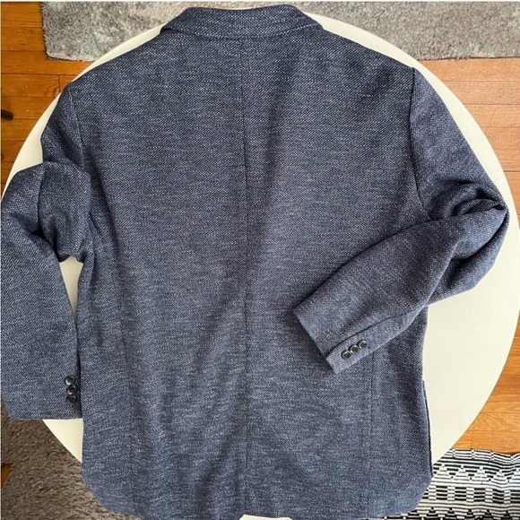 Good Man Brand Men’s Knit Unstructured Blazer Sport Coat Jacket Navy Size XL - Picture 9 of 9